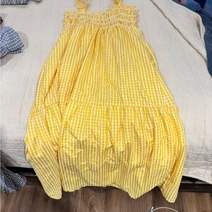 Yellow Gingham Sundress